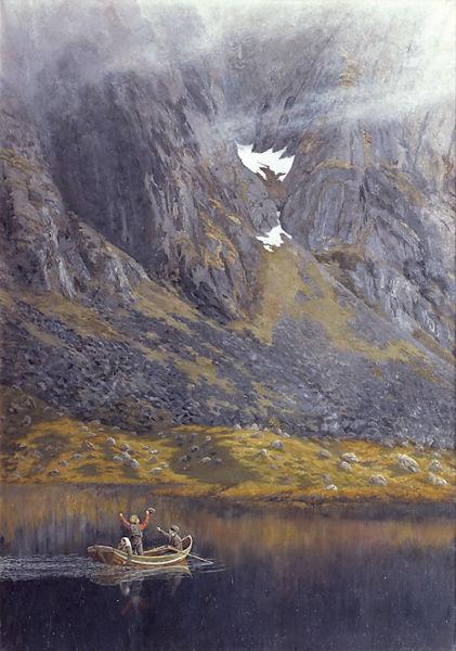 Theodor Kittelsen Ekko oil painting picture